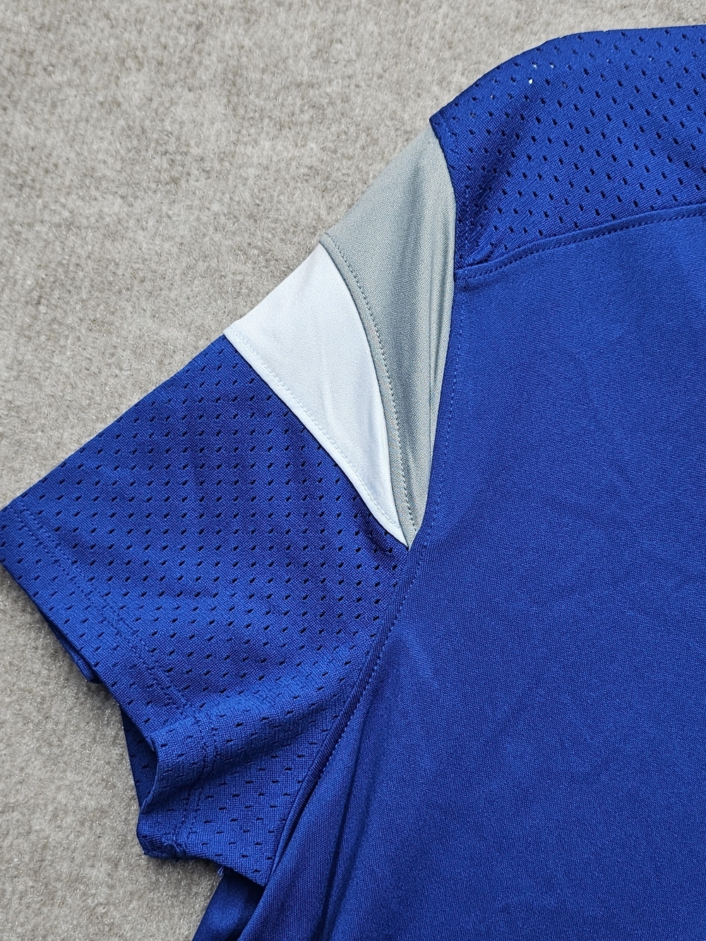 NFL Team Apparel Colts Lace Up Glitter Horseshoe Jersey Top L - Picture 3 of 12